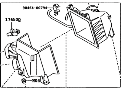 Toyota 17711-0P022 Case, Air Cleaner