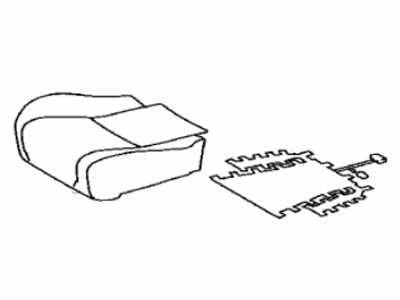 Lexus 71071-0E200-A1 Front Seat Cushion Cover Sub-Assembly, Right (For Separate Type)