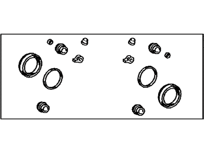 Toyota 04479-0E020 Caliper Overhaul Kit