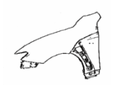 Lexus 53811-24250 Panel, FR Fender, RH