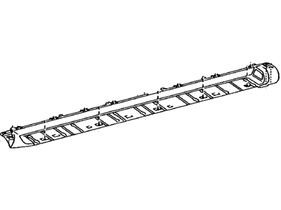 Lexus 51779-60100 Cover, Side Door Step Plate, Rear RH