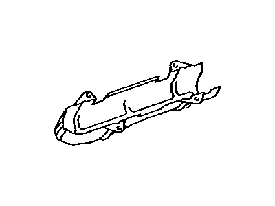 Lexus 17167-50140 Insulator, Exhaust Manifold Heat, NO.1