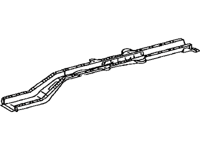 Lexus 57603-60100 Member Sub-Assy, Rear Floor Side, Rear RH