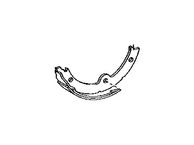 Lexus 46530-30020 Shoe Assembly, Parking Brake