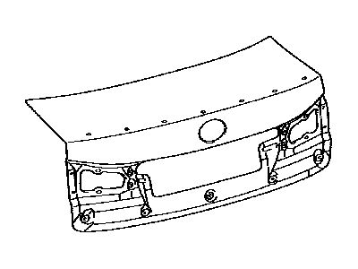 Lexus 64401-33350 Panel Sub-Assy, Luggage Compartment Door