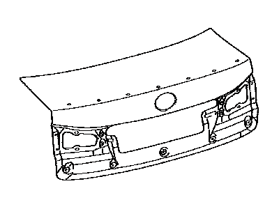 Lexus 64401-53301 Panel Sub-Assy, Luggage Compartment Door