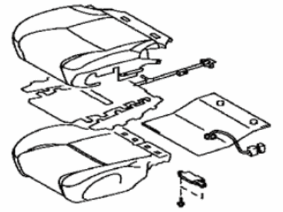Lexus 71001-53J10-C0 Seat Set