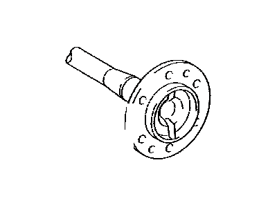 Lexus 42311-60241 Shaft, Rear Axle