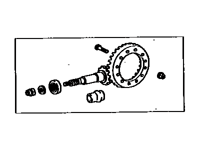 Toyota 41201-69255 Ring & Pinion