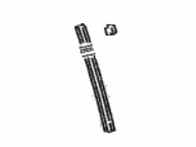 Toyota 67045-60010 Sash Channel
