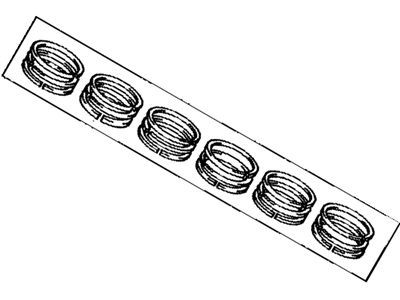 Toyota 13015-66021 Ring Set, Piston