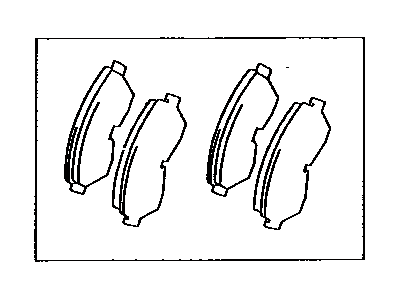 Toyota 04465-60020 Front Pads