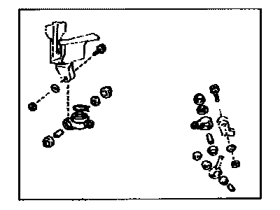 Toyota 04477-60010 Bush & Boot Kit, Load Sensing Spring