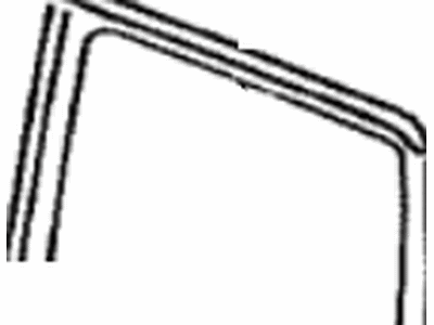 Toyota 75660-60020 Belt Molding
