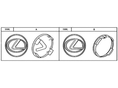 Lexus 42603-60700 ORNAMENT SUB-ASSY, W
