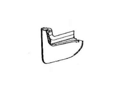 Lexus 76608-60310 MUDGUARD SUB-ASSY, R
