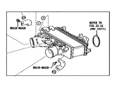 Lexus 17900-70010 INTERCOOLER ASSY, W