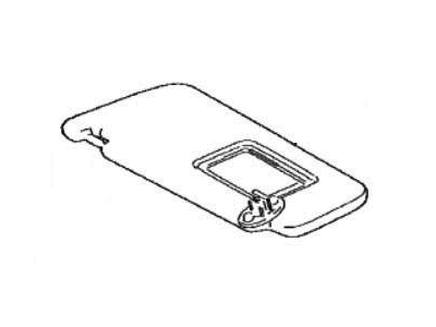 Lexus 74310-60P20-C0 VISOR ASSY, RH