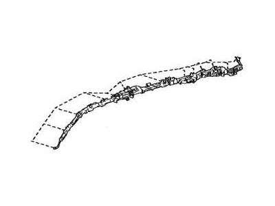Lexus 62180-60170 AIR BAG ASSY, CURTAI
