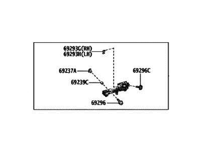 Lexus 69202-60080 FRAME SUB-ASSY, FR D