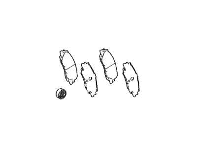 Lexus 04466-60191 PAD KIT, DISC BRAKE