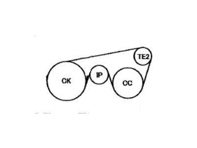 Lexus 90916-02750 BELT, V-RIBBED