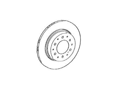 Lexus 42431-60350 DISC, RR