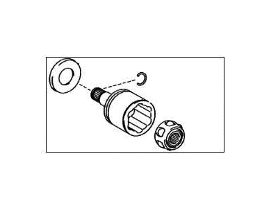 Lexus 43403-60050 JOINT SET, FR AXLE I