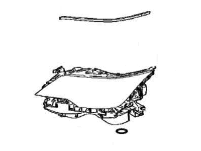 Lexus 81145-60R61 UNIT, HEADLAMP W/GAS