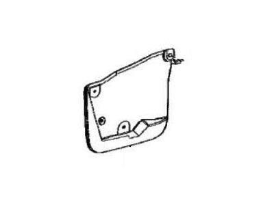 Lexus 76621-60220 MUDGUARD, FR FENDER