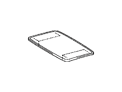 Lexus 63201-53050 Sliding Roof Glass Sub-Assembly