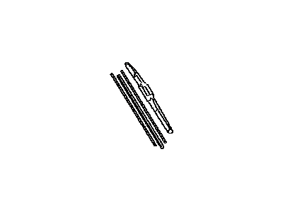 Lexus 85212-42120 Front Wiper Blade, Right