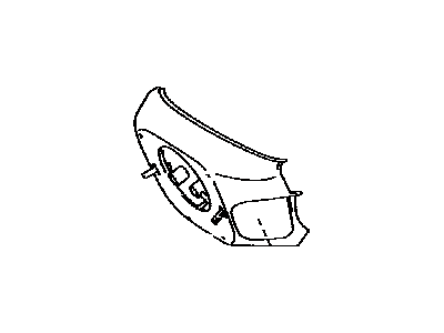 Lexus 45184-24070-03 Cover, Steering Wheel Boss, Lower