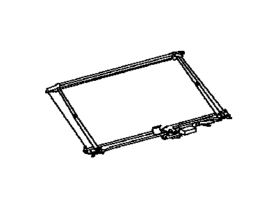 Lexus 64350-50014 Shade Assy, Rear Window