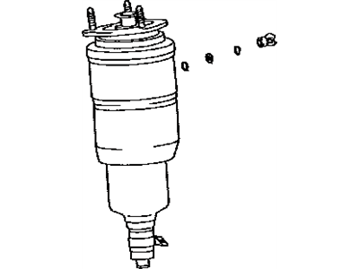 Lexus 48020-50260 Cylinder Assy, Pneumatic, Front LH W/Shock Absorber