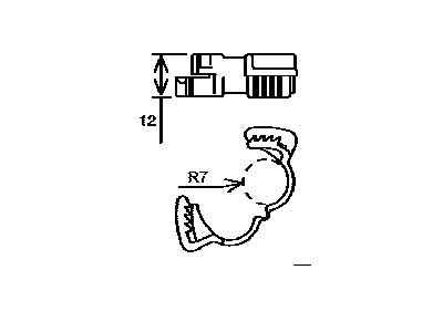 Lexus 82711-2B660 Clamp, Wiring Harness