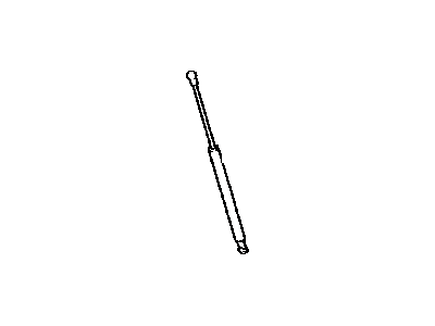 Lexus 53450-50071 Hood Support Assembly, Left