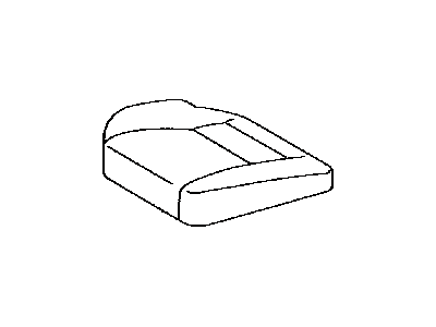 Lexus 71075-60C12-C2 Rear Seat Cushion Cover Sub-Assembly, Right (For Bench Type)