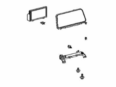Lexus 86110-48561 Multi-Display Assy