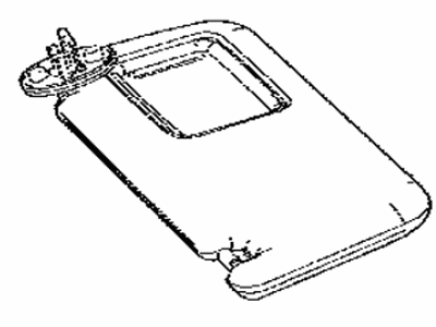 Lexus 74310-48470-A1 Visor Assy, RH