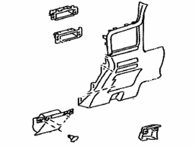 Lexus 55045-48181-C0 Panel Sub-Assy, Instrument