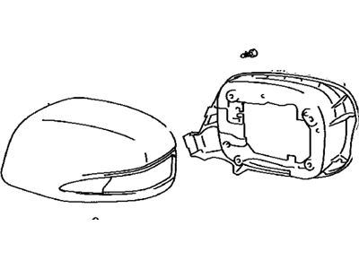 Lexus 8791A-30A60-B0 Cover, Outer Mirror, RH No.2