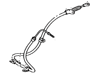 Lexus 46410-24080 Cable Assy, Parking Brake, NO.1