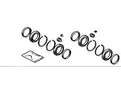 Lexus 04479-30221 Cylinder Kit, Disc Brake, Rear