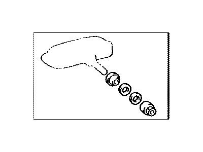 Lexus 04423-24030 Fitting Kit, Tire Pressure Monitor Or Balancer Valve