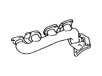 Lexus 17105-50160 Exhaust Manifold Sub-Assembly, Left