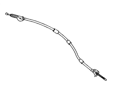 Lexus 46430-24090 Cable Assy, Parking Brake, NO.3