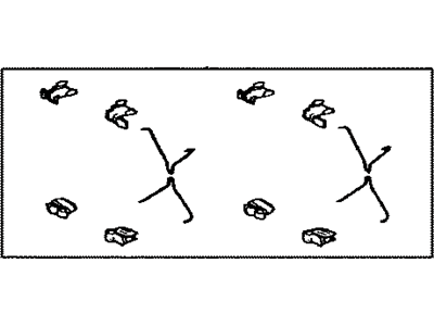Lexus 04947-30120 Fitting Kit, Disc Brake, Front