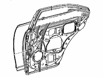 Lexus 67003-33180 Panel Sub-Assembly, Rear Door