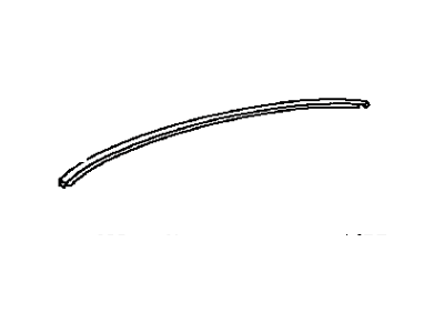 Lexus 75555-33040-A1 Moulding, Roof Drip Side Finish, Center RH